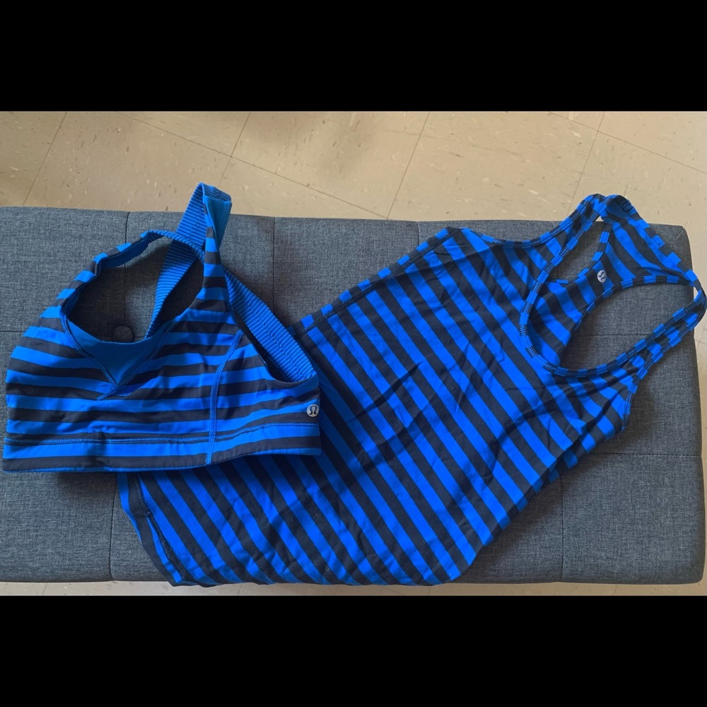 GREAT DEAL! 3 Matching Lululemon Tanks & Sport Bra